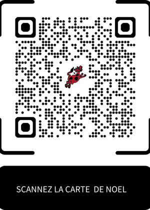 Carte de noel 2025 _ La Passion D'antan.fr Scann QR Code